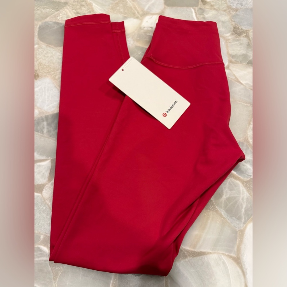 Lululemon Athletica NWT Pink Dragonfruit Wunder Train HR 28” Leggings - Picture 5 of 7
